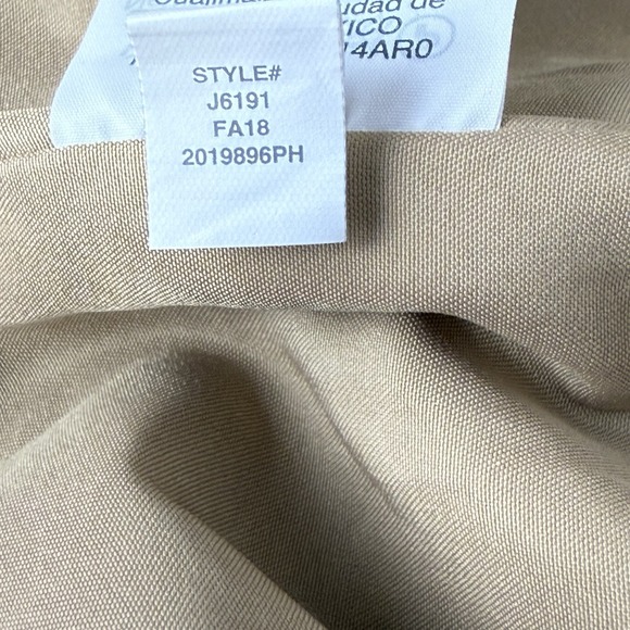 J Crew Mercantile Women's Brown Mini Skirt Ruffle Wool Blend Preppy Sz 10 - Picture 9 of 9